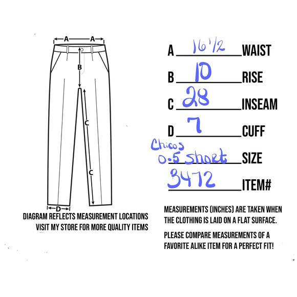 Chico’s Size 0.5 Short Petite (Small)‎ Black Career Pants  Slim Stretch Side Zip - Picture 2 of 11